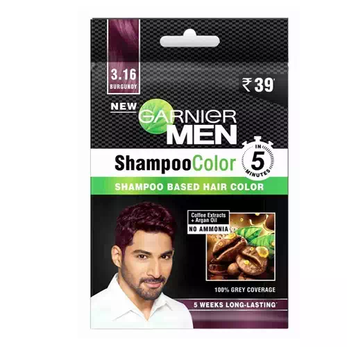 GARNIER MEN SHAMPOO COLOR BURGUNDY 3.16 1pcs