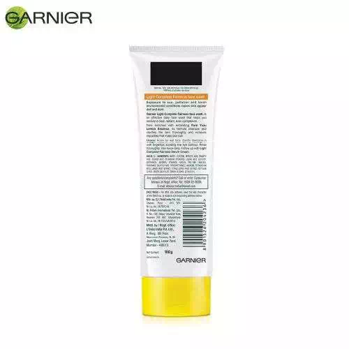 GARNIER LIGHT COMPLETE FAIRNESS FACE WASH 50 ml