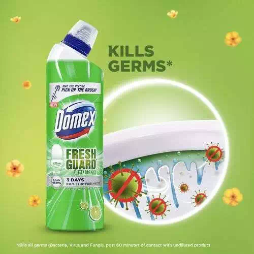DOMEX LIME FRESH & CLEAN  DISINFECTANT TOILET CLEANER 500 ml