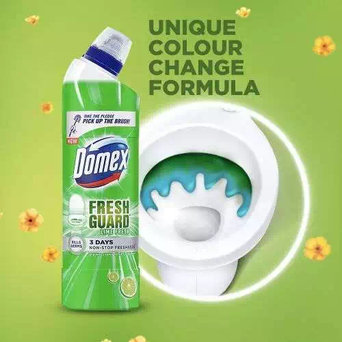 DOMEX LIME FRESH & CLEAN  DISINFECTANT TOILET CLEANER 500 ml