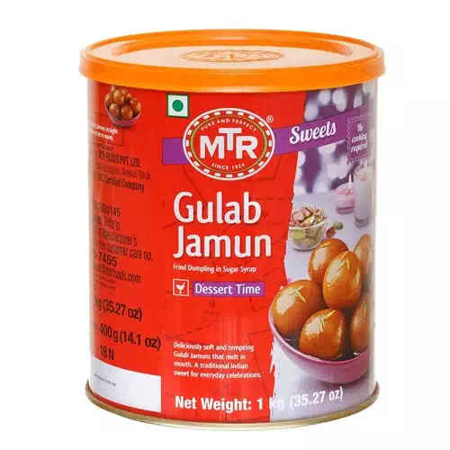 MTR GULAB JAMUN TIN 1 kg