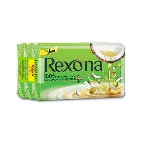 REXONA SILKY SOFT SKIN SOAP 3*150G SET 150 gm