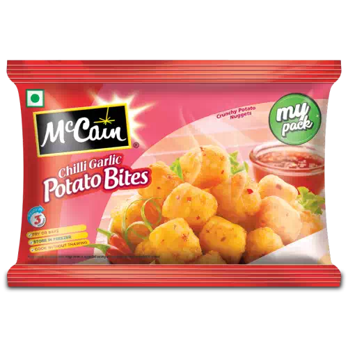 MCCAIN CHILLI GARLIC POTATO BITES 200 gm