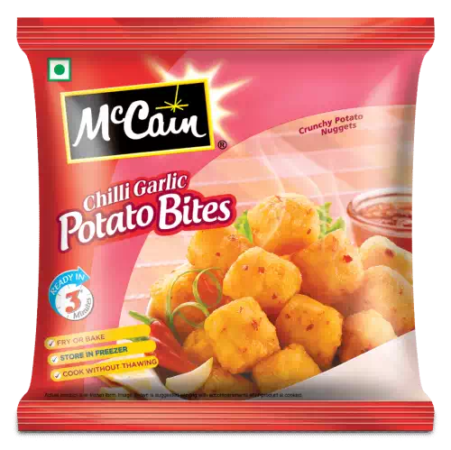 MCCAIN CHILLI GARLIC POTATO BITES 420gm