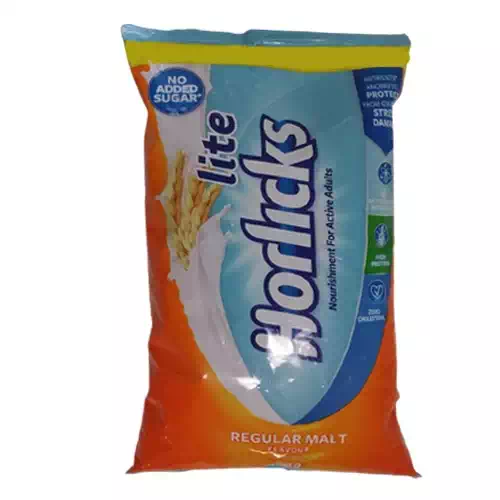 HORLICKS LITE REGULAR MALT POUCH 450 gm