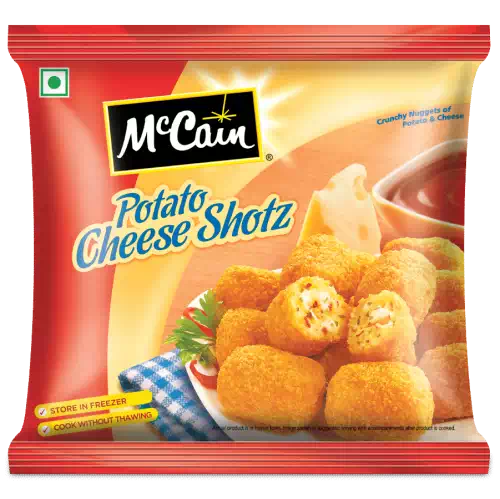 MCCAIN POTATO CHEESE SHOTZ 250gm