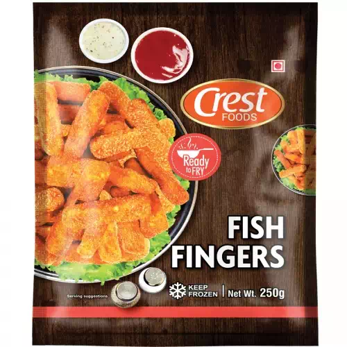 Crest foods fish finger 250g