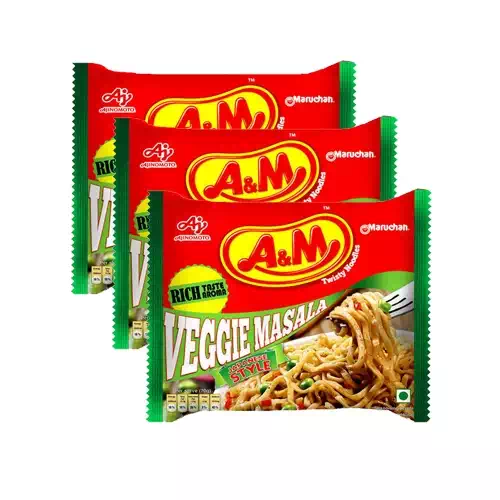 A&m Veggie Masala Noodles 70g*3 Set