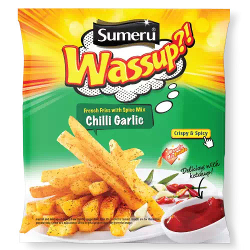 SUMERU FRENCH FRIES CHILLI GARLIC- 400 GMS 400 gm