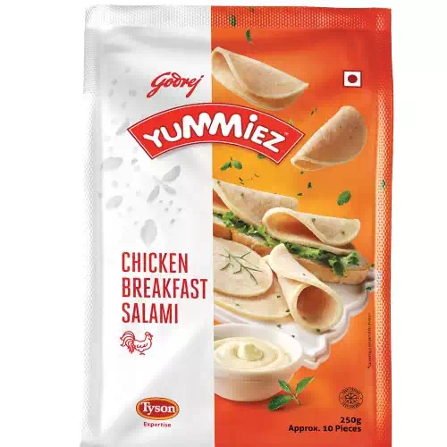 Yummiez chicken breakfast salami 250gm