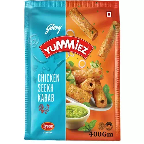 YUMMIEZ CHICKEN SHEEK KABABS 400GM 400gm