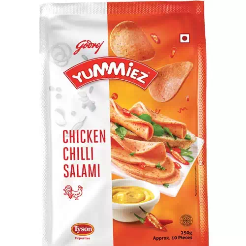 Yummiez chicken chilly salami 250gm