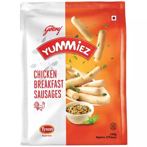 Yummiez chicken breakfast sausages 250gm