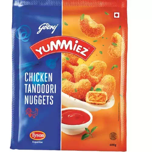 YUMMIEZ CHICKEN TANDOORI NUGGETS 400GM 400gm