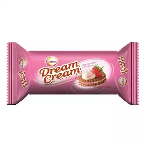 SUNFEAST DREAM CREAM STRAWBERRY - VANILLA 60 gm