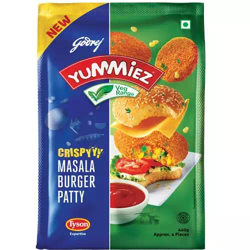 YUMMIEZ VEG MASALA BURGER 440G 440 gm