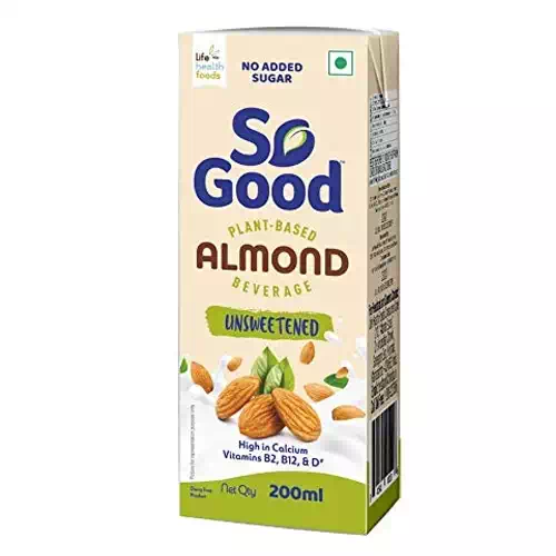 SO GOOD ALMOND UNSWEETENED 200 ml