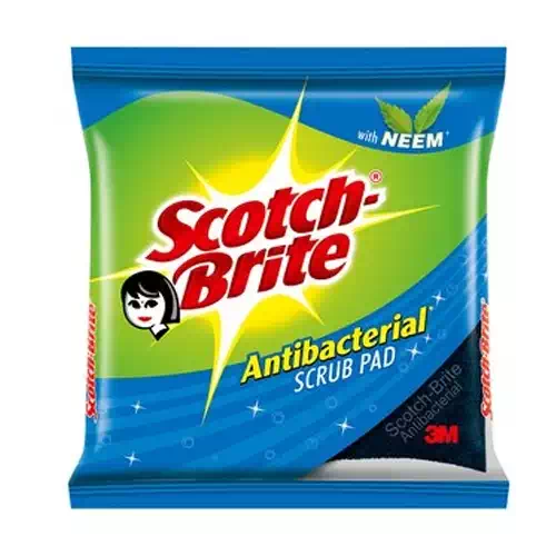 Scotch Brite Antibacterial Scrub Pad 3m 7cm*10cm