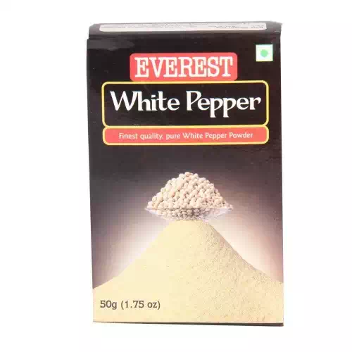EVEREST WHITE PEPPER POWDER 50 gm