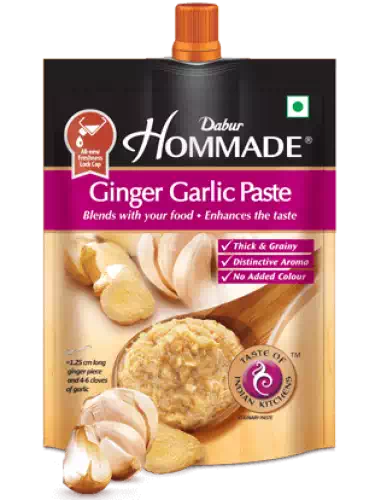 DABUR HOMMADE GINGER GARLIC PASTE 100 gm