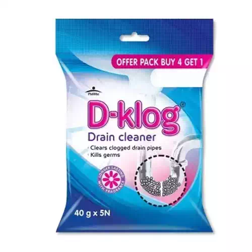 D-KLOG DRAIN CLEANER 4*40GM 4 pcs