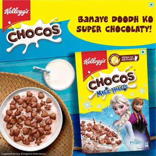 KELLOGG S CHOCOS MAGIC HEARTS 325 gm