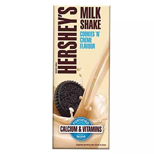 HERSHEY S MILK SHAKE COOKIES N CREME FLAVOUR 200 ml