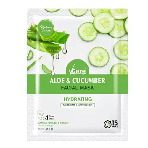 VCARE ALOE&CUCUMBER FACIAL MASK 30 ml