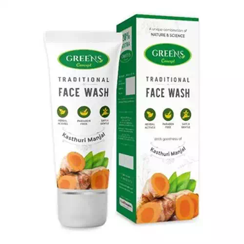 GREENS KASTHURI MANJAL FACE WASH  100 ml