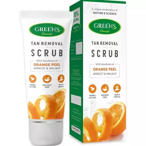 GREENS ORANGE PEEL TAN REMOVER SCRUB 100ML 100 ml