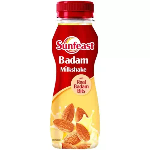 SUNFEAST MILKSHAKES BADAM  180 ml