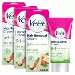 Veet hair removal cream dry skin green 50gm