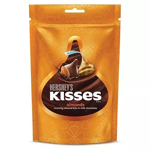 HERSHEY S KISSES ALMONDS CHOCOLATE  100.8 gm
