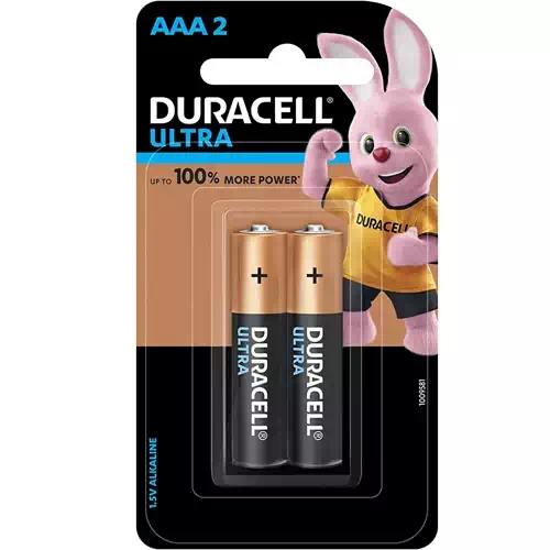 DURACELL AAA ULTRA 2 PCS SET 2 Nos