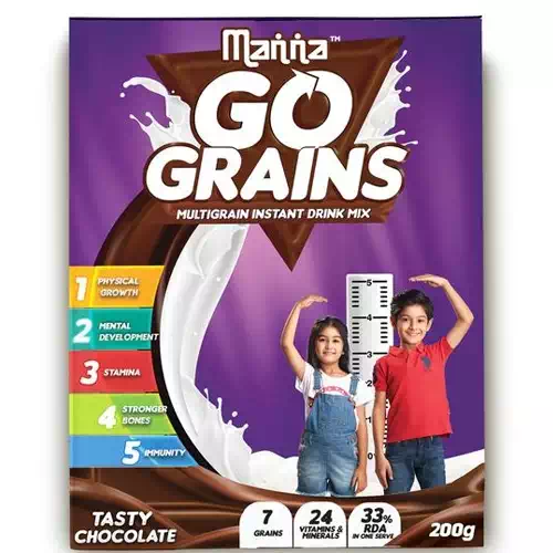 MANNA GO GRAINS CHOCOLATE 200 gm
