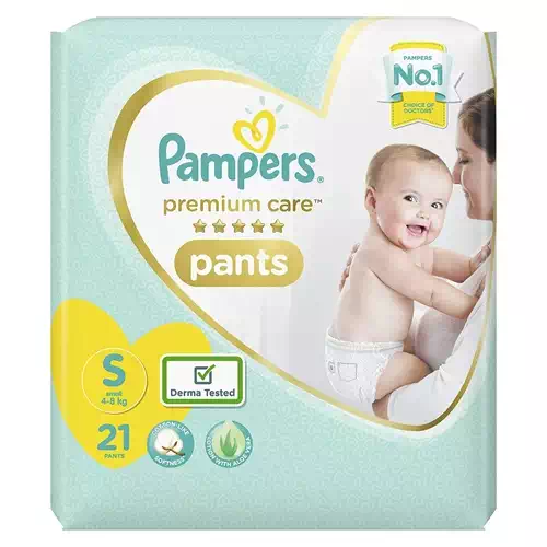 PAMPERS PREMIUM CARE PANTS SMALL 21 Nos