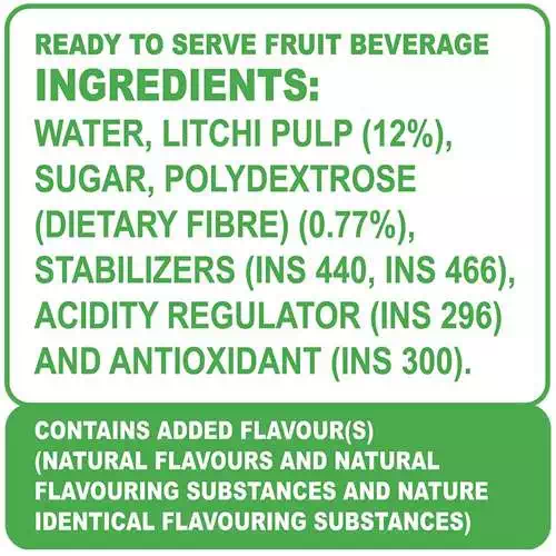 B NATURAL LITCHI LUSCIOUS JUICE 1 l