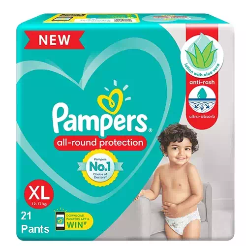 Buy Pampers BabyDry Pants XL 36s online at best priceDiapers