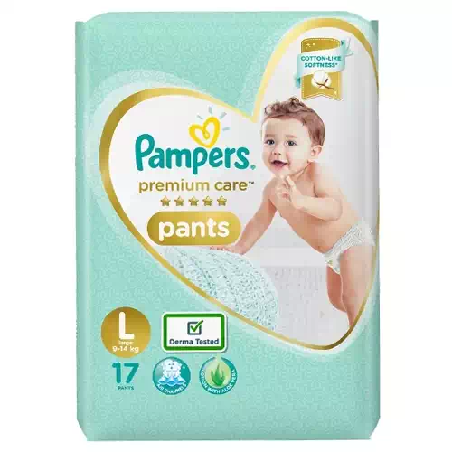 PAMPERS PREMIUM CARE PANTS LARGE 13 Nos