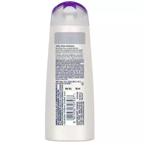 DOVE DAILY SHINE SHAMPOO 80 ml