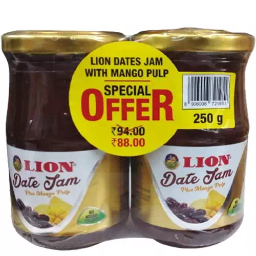 LION DATES JAM  250 gm