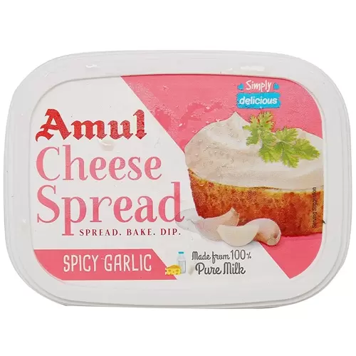 AMUL CHEESE SPREAD GARLIC  200 gm