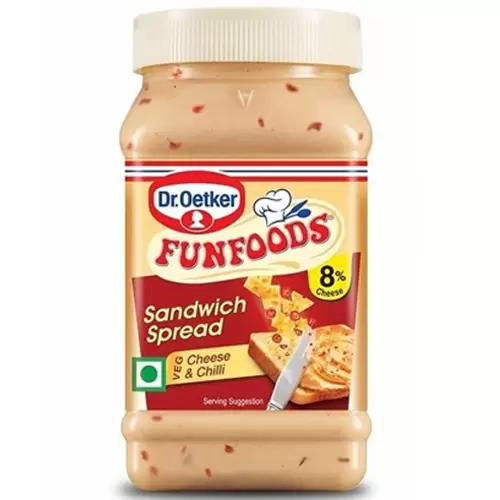 FUN FOODS CHEESE & CHILLI SANDWICH SPREAD 250 gm