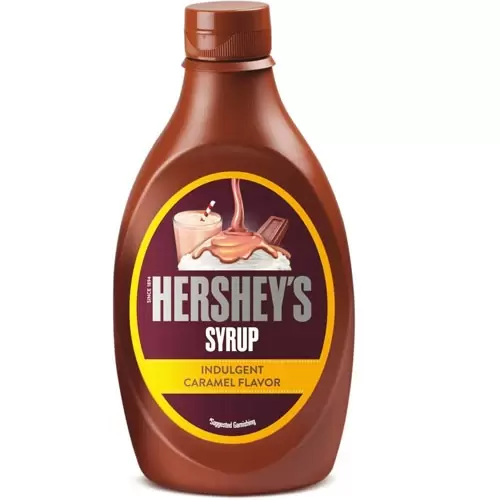 HERSHEY S INDULGENT CARAMEL FLAVOR SYRUP  623 gm