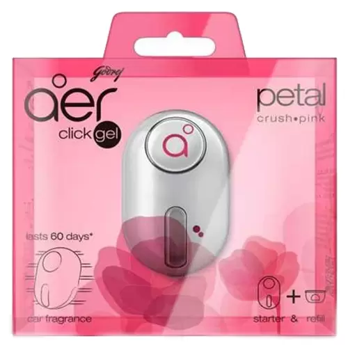 AER CLICK PETAL CRUSH PINK 60 DAYS CAR SET 1 Nos