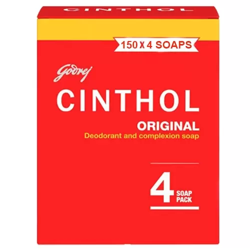 GODREJ CINTHOL ORIGINAL SOAP OLD 4 X150GM SET PACK 150 gm