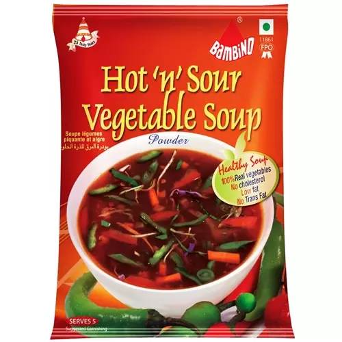 BAMBINO HOT N SOUR VEGETABLE SOUP 40G 40 gm