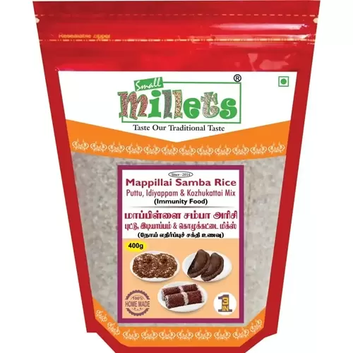 MILLETS MAPPILLAI SAMBA RICE MIX 400G 400 gm