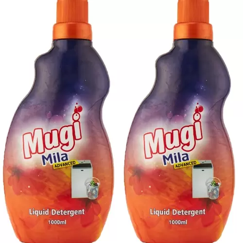MUGI MILA DETERGENT LIQUID 1L+1L COMBO PACK 1 Pack