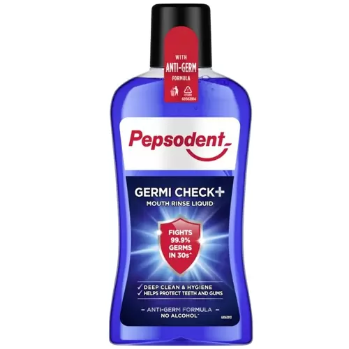 PEPSODENT GERMI CHECK MOUTH RINSE LIQUID  500 ml